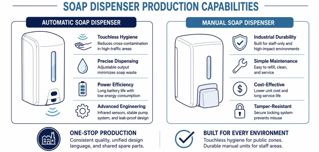 Automatic vs Manual Production Capabilities